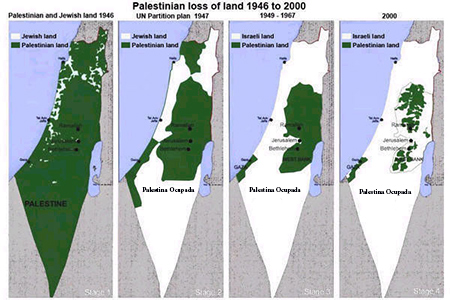 El largo sufrimiento de los palestinos
